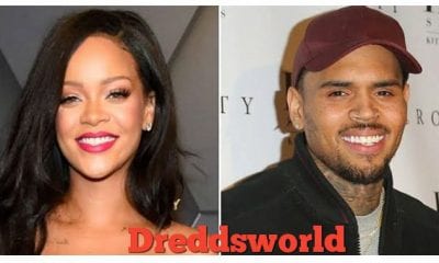 Chris Brown react to Rihanna playing his song in the background of her promo