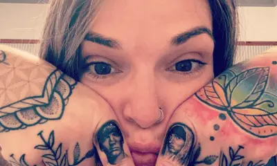 Eminem Fan Named Nikki Patterson Gets Sixteen Tattoos Of The Rapper's Face On Her Body