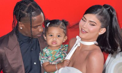 Travis Scott Shouts Out His Family Stormi & Kylie Jenner During His Parsons Benefit Speech