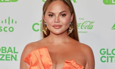 Chrissy Teigen Posts Pics Of Her Personal Chef Spoon Feeding Her While She 'Grieves'