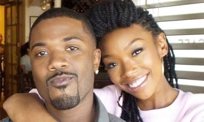Ray J Shows Off New Leg Tattoo Of Brandy's Face