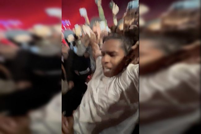 Video Of ASAP Rocky Struggling To Get Out Of Mosh Pit At Rolling Loud Goes Viral