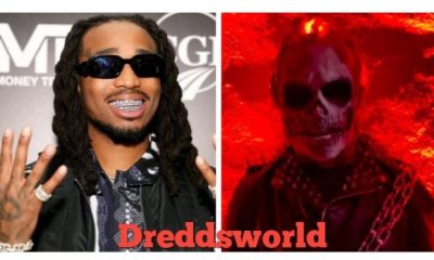 Quavo Dresses As Ghost Rider For 2022 Halloween