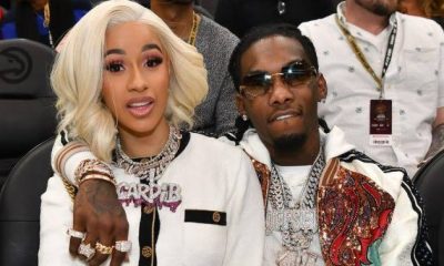 Cardi B And Offset Passed Out Candy This Morning At Kulture's School