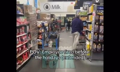 Friendly Walmart Employee Has Mental Breakdown & Destroys Stores After Being Fired Weeks Before Christmas